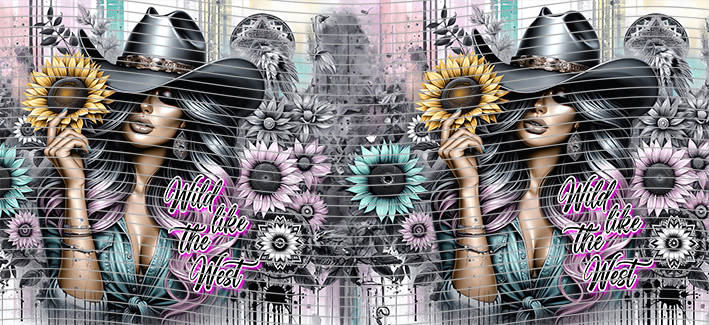 16oz Sunflower Girl-SU-85